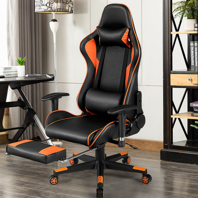 Inbox Zero Reclining Ergonomic Gaming Chair Wayfair